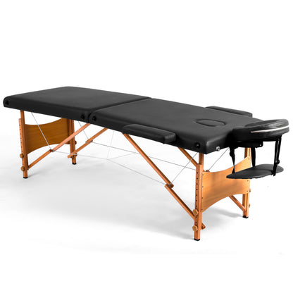 Massagetafel met Hout